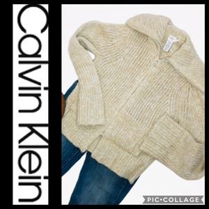 Calvin Klein chunky cardigan sweater